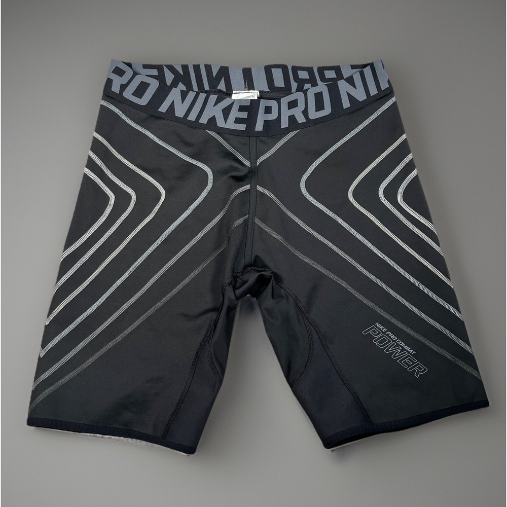 Nike Pro Combat Power Hyperstrong Compression Shorts Men Black 2XL *EUC